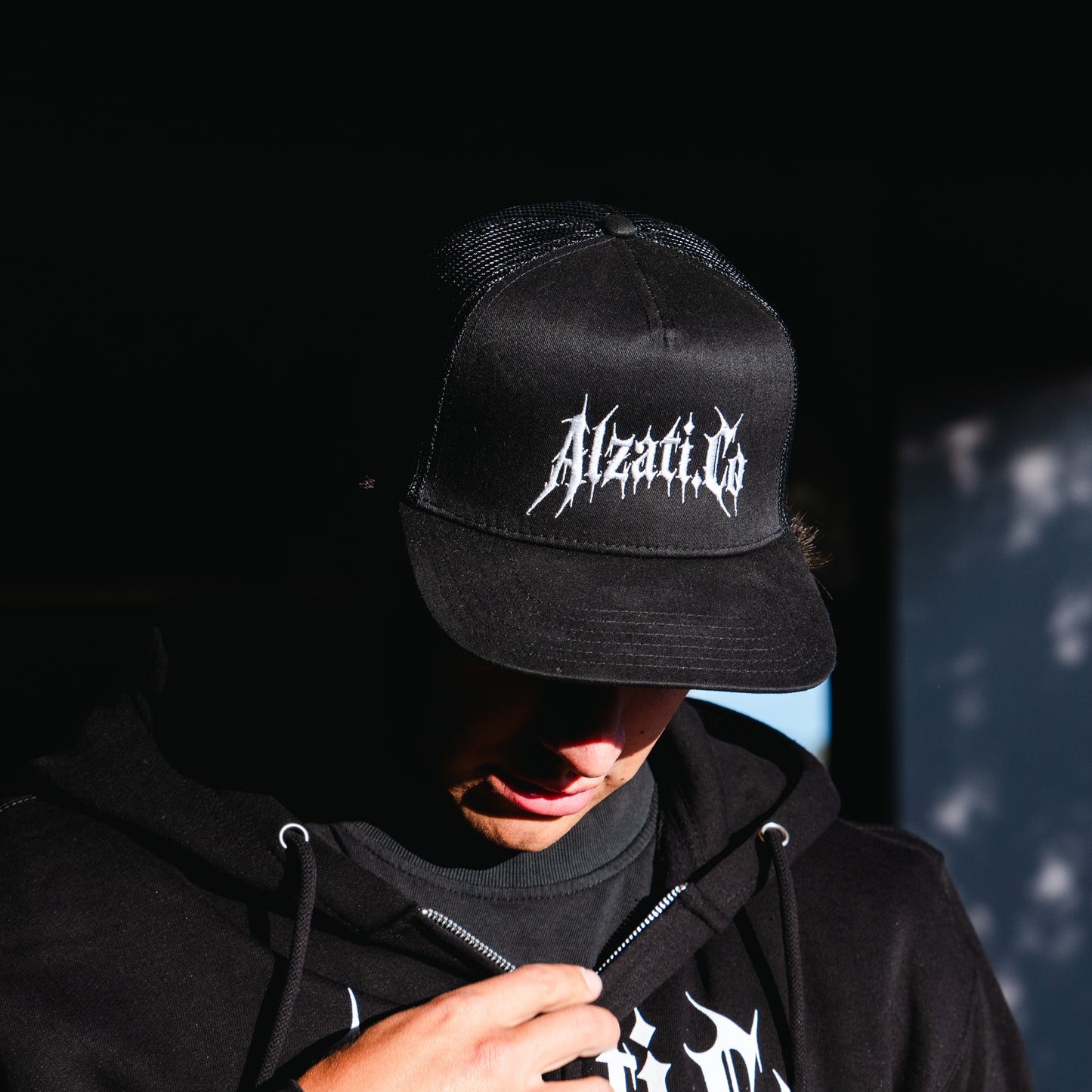 Trucker Hat - Black Crest