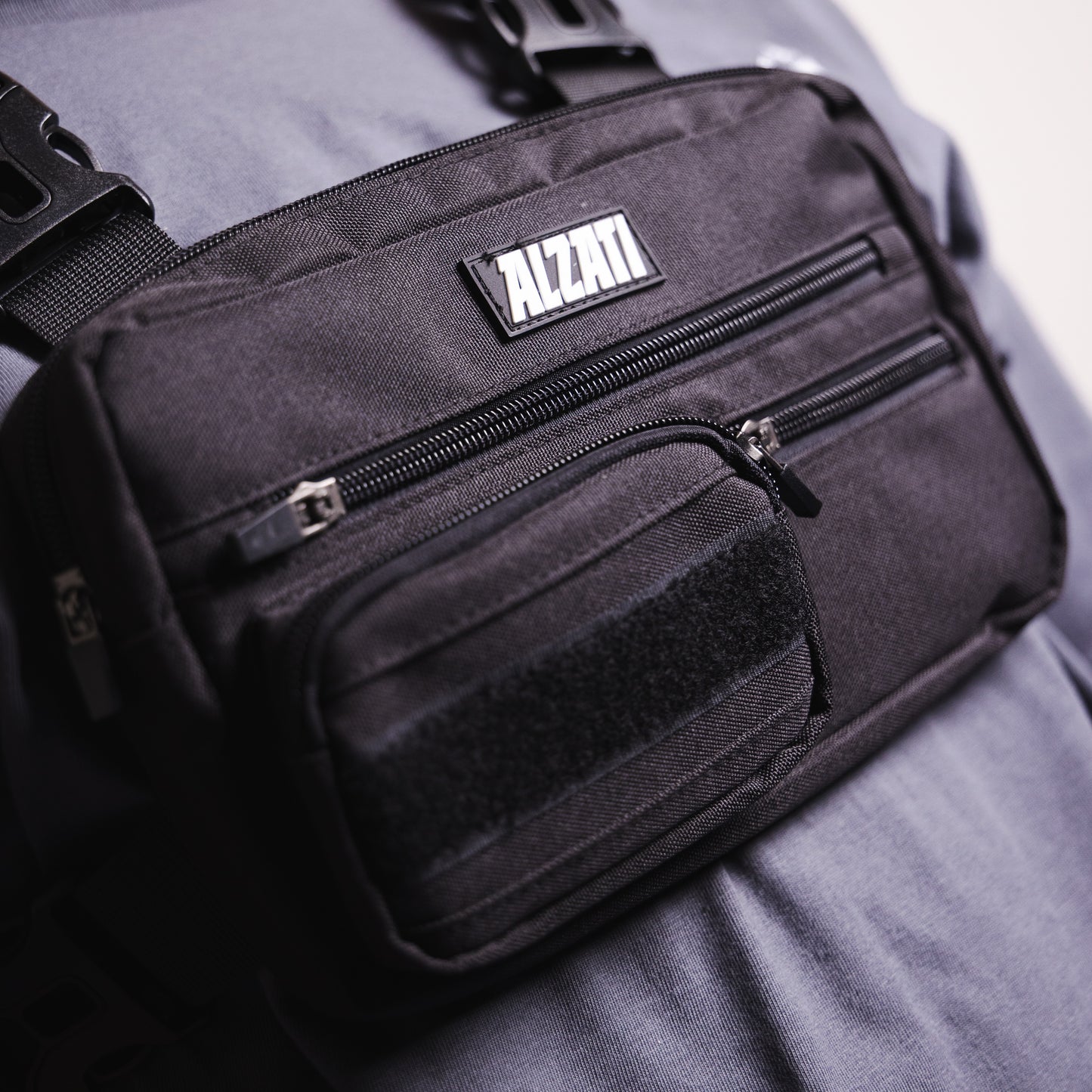 Tactical Chest Pack - Black Alzati