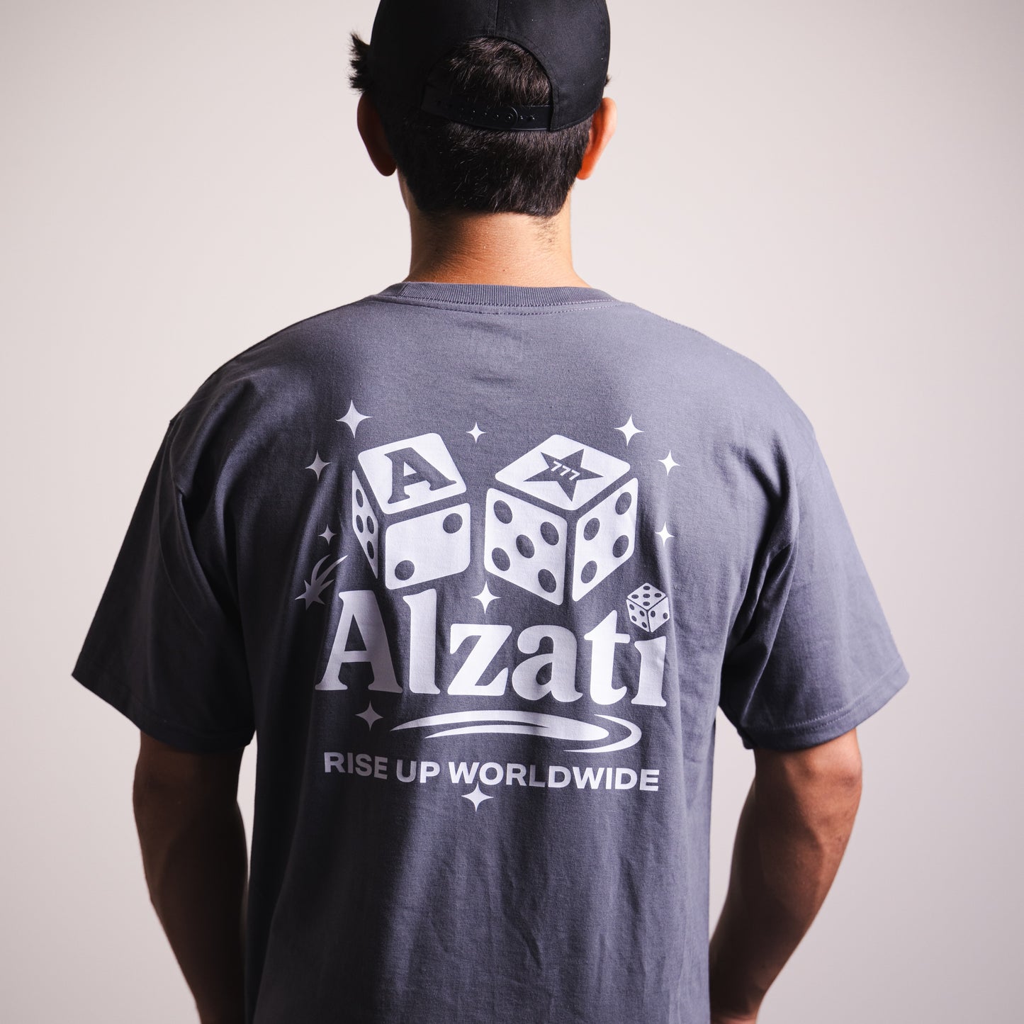 Tshirt - Grey Lucky