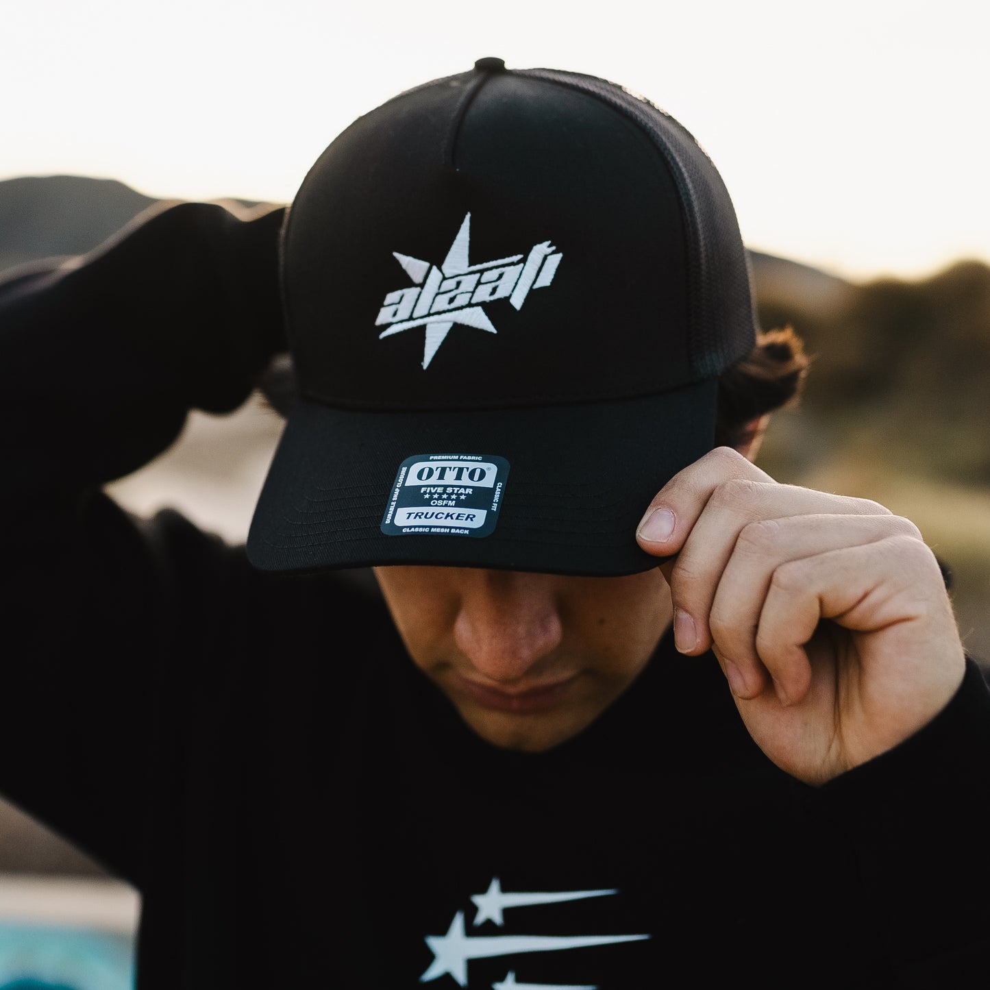 Trucker Hat - Black Star